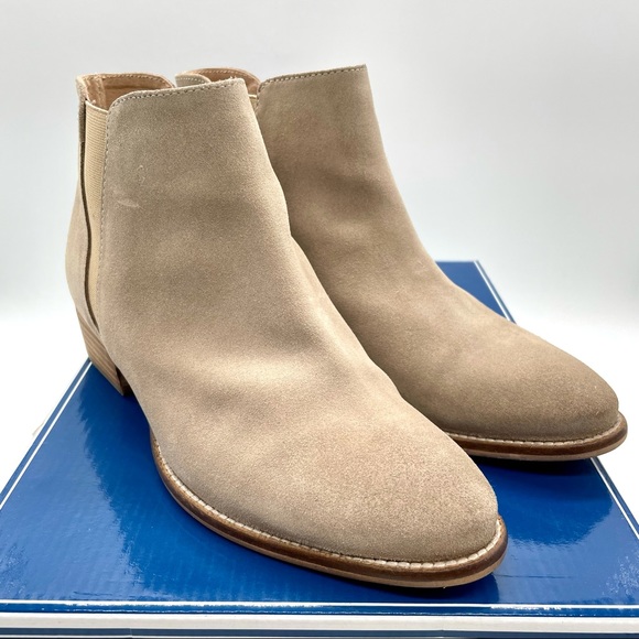 Seychelles Wake Chelsea Suede Ankle Booties 7 - Picture 1 of 5